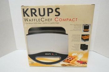 Krups Waffle Chef 2-Slice Belgian Waffle Maker review