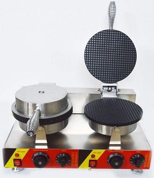 Intbuying Electric Dual Cone Waffle Baker review